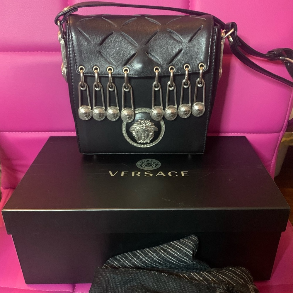 Gianni Versace Iconic Safety Pin Bag Gem
